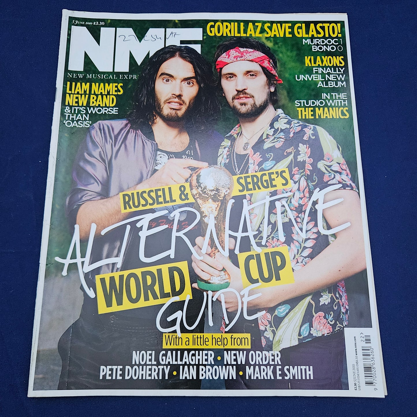 NME Magazine 5 June 2010 (1328) Kasabian Gorillaz Liam Gallagher Klaxons Weller