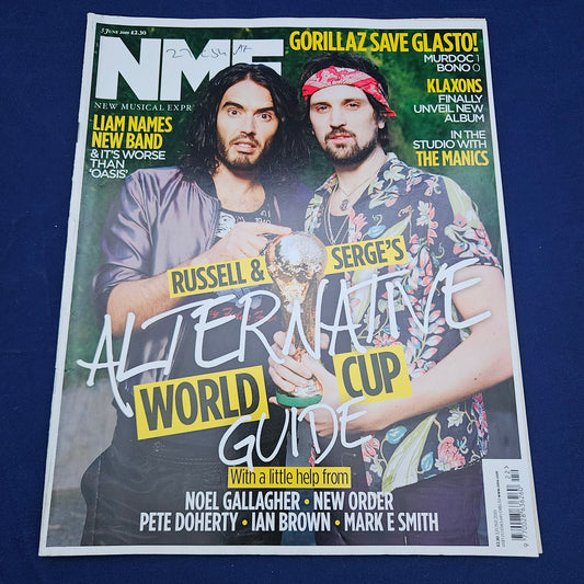 NME Magazine 5 June 2010 (1328) Kasabian Gorillaz Liam Gallagher Klaxons Weller