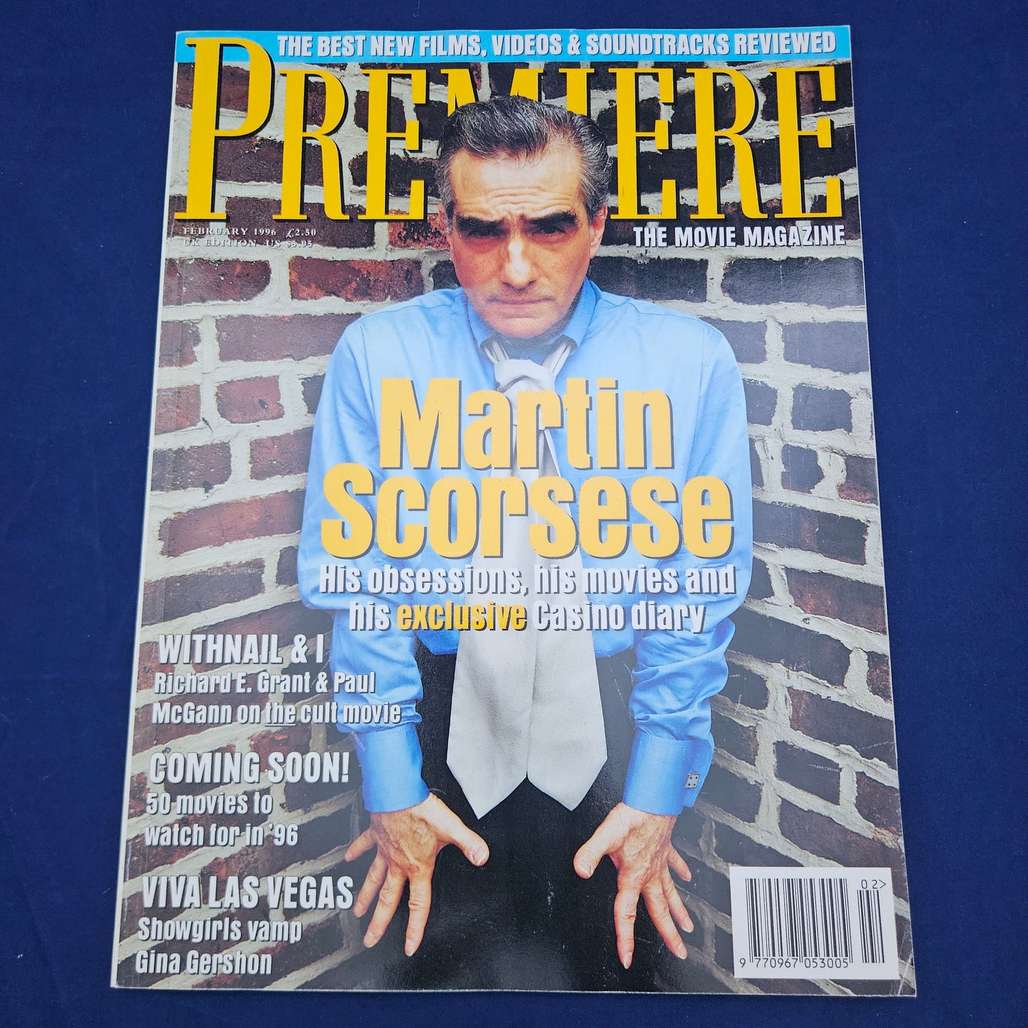 Premiere Movie Magazine UK February 1996 (1330) Martin Scorsese Casino Withnail & I