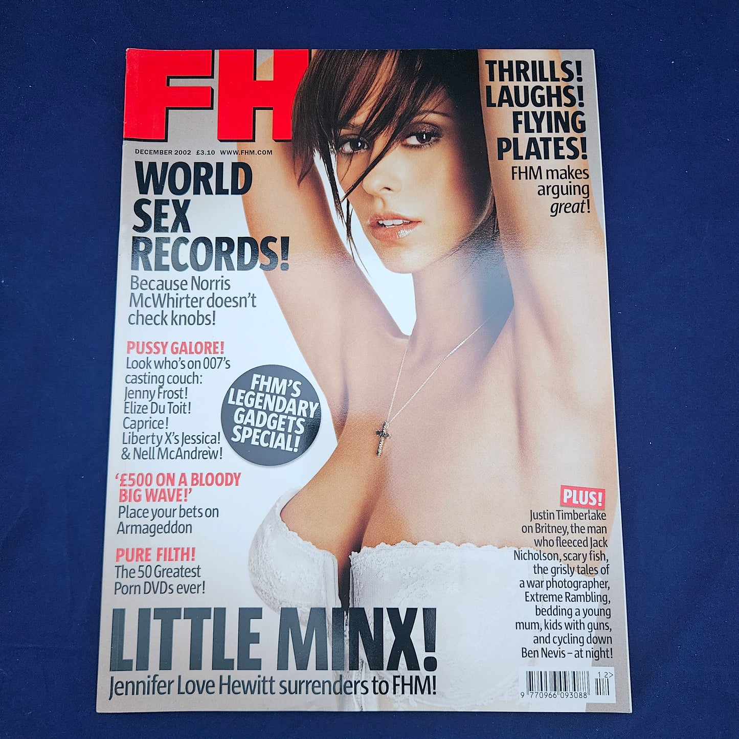 FHM Magazine December 2002 (1331) Jennifer Love Hewitt Bond Girls Ali Landry
