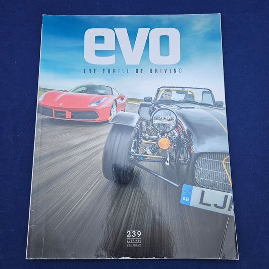 evo Magazine October 2017 (1332) Ferrari 70 Caterham 60 McLaren 570S AMG GT