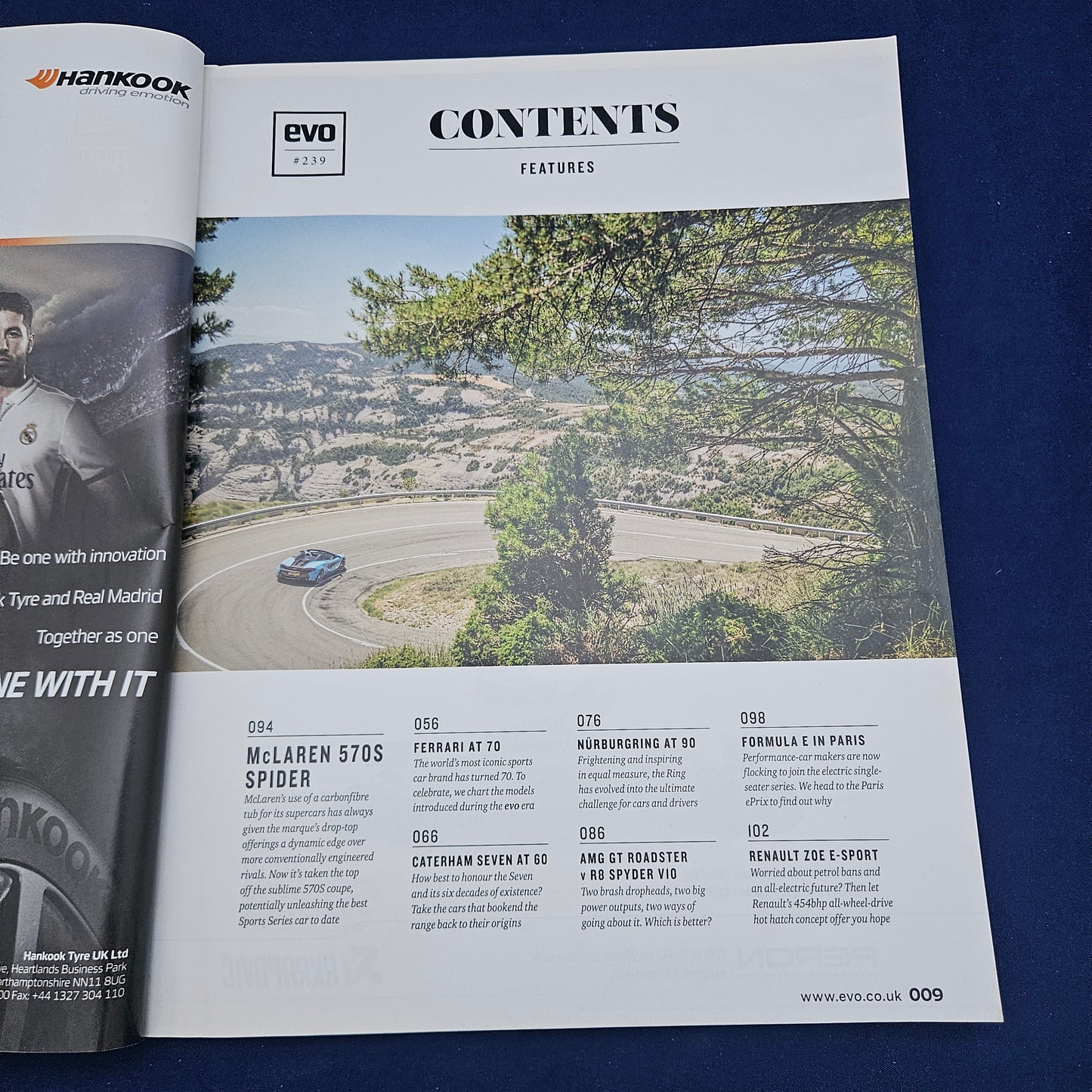 evo Magazine October 2017 (1332) Ferrari 70 Caterham 60 McLaren 570S AMG GT