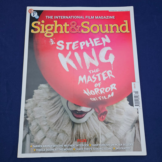 Sight & Sound Magazine October 2017 (1334) Stephen King IT Pennywise