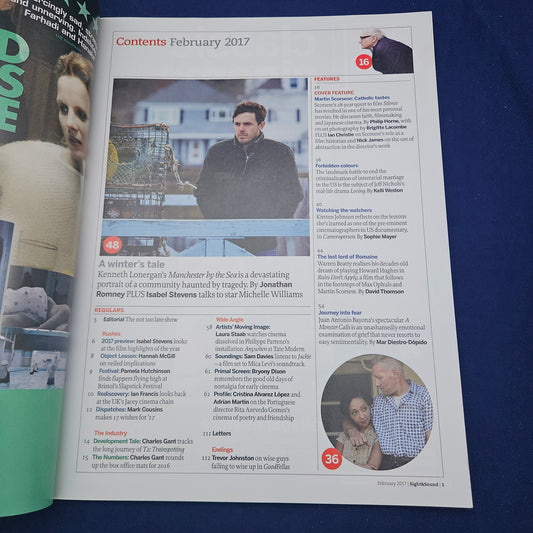 Sight & Sound Magazine February 2017 (1334) Martin Scorsese Casey Affleck Jackie
