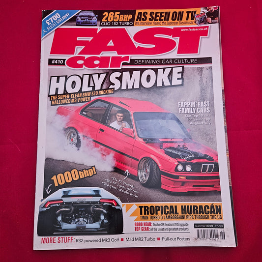 Fast Car Magazine Summer 2019 (1337) BMW E30 M3 Swap Twin Turbo Lamborghini Golf