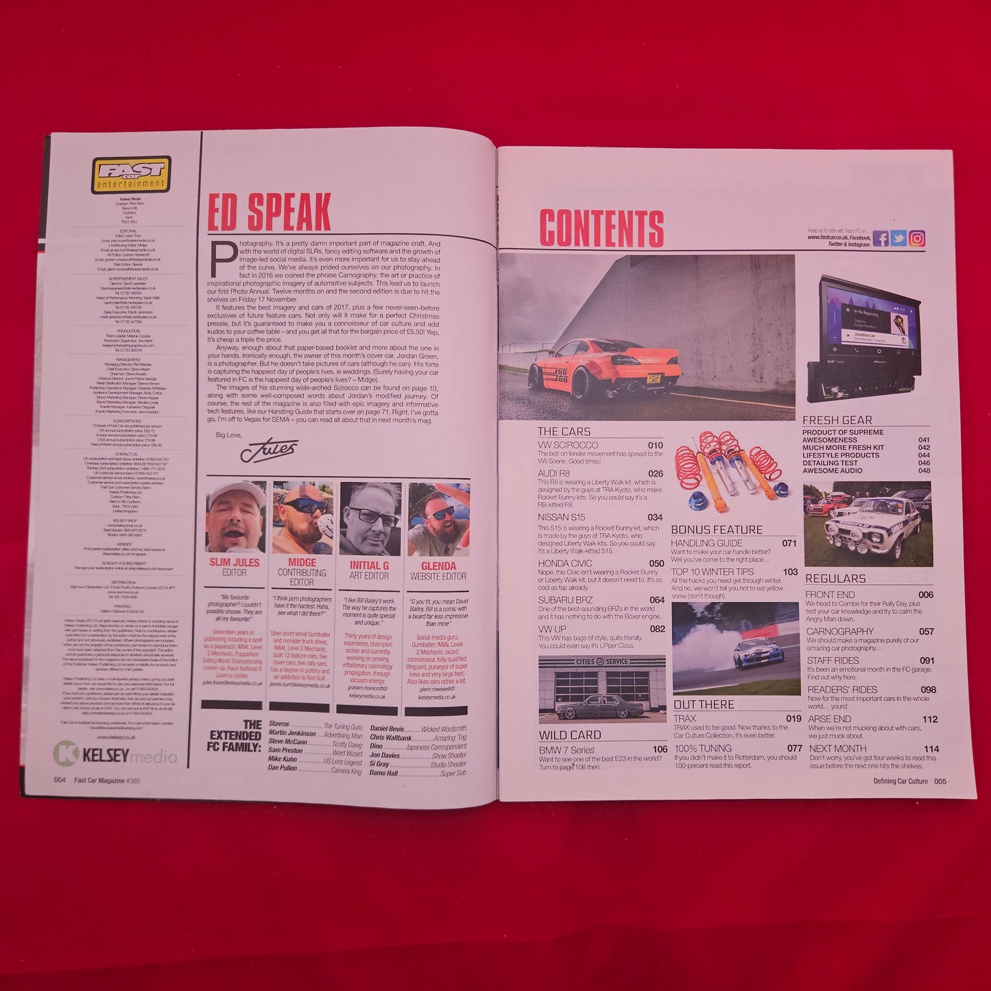 Fast Car Magazine January 2018 (1337) VW Scirocco Liberty Walk Audi R8 Nissan S15