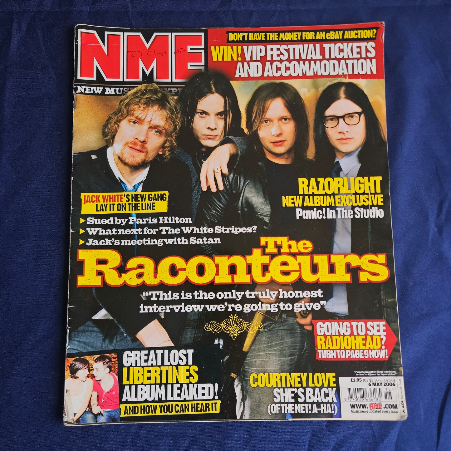 NME Magazine 6 May 2006 (1339) The Raconteurs Jack White Courtney Love Radiohead
