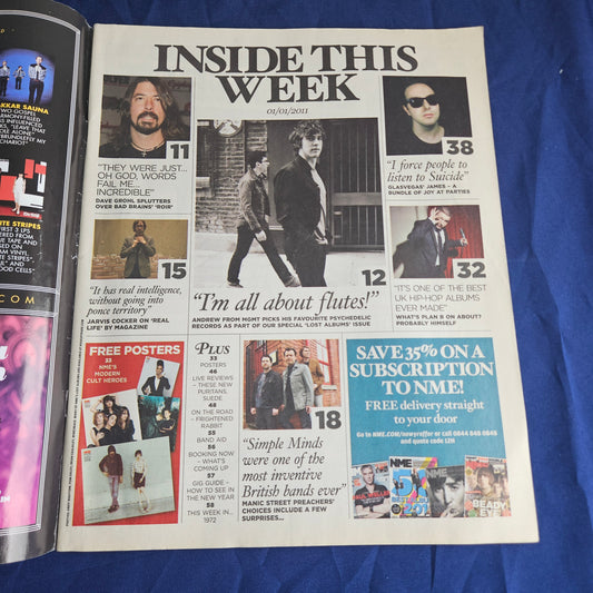 NME Magazine 1 January 2011 (1339) 100 Great Lost Albums Dave Grohl Bjork MGMT