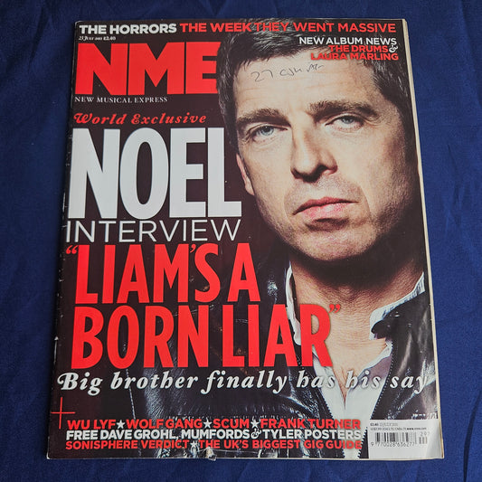 NME Magazine 23 July 2011 (1339) Noel Gallagher Oasis The Horrors Laura Marling