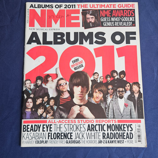 NME Magazine 15 January 2011 (1339) Albums of 2011 Liam Gallagher The Strokes Radiohead