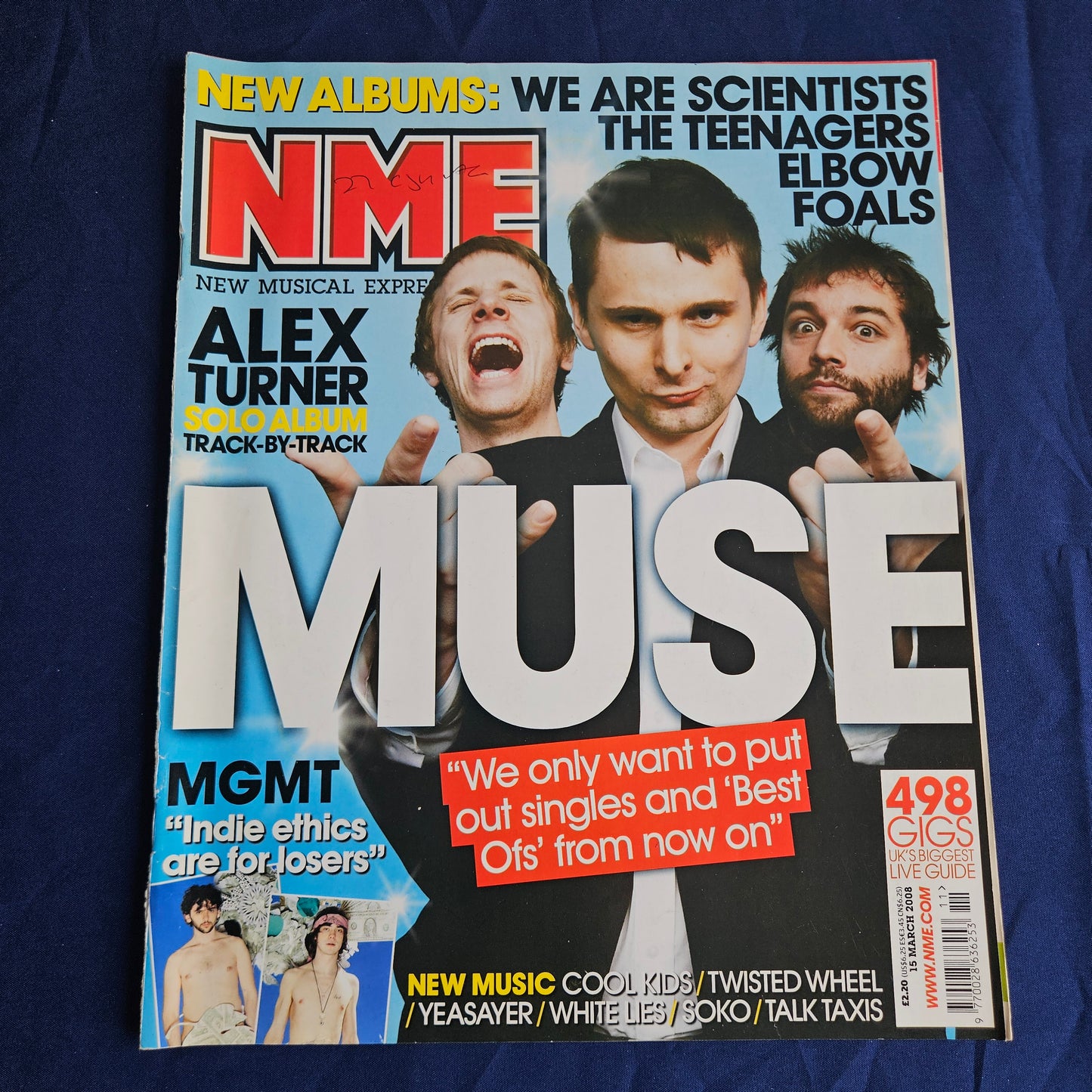 NME Magazine 15 March 2008 (1339) Muse MGMT Alex Turner The Last Shadow Puppets