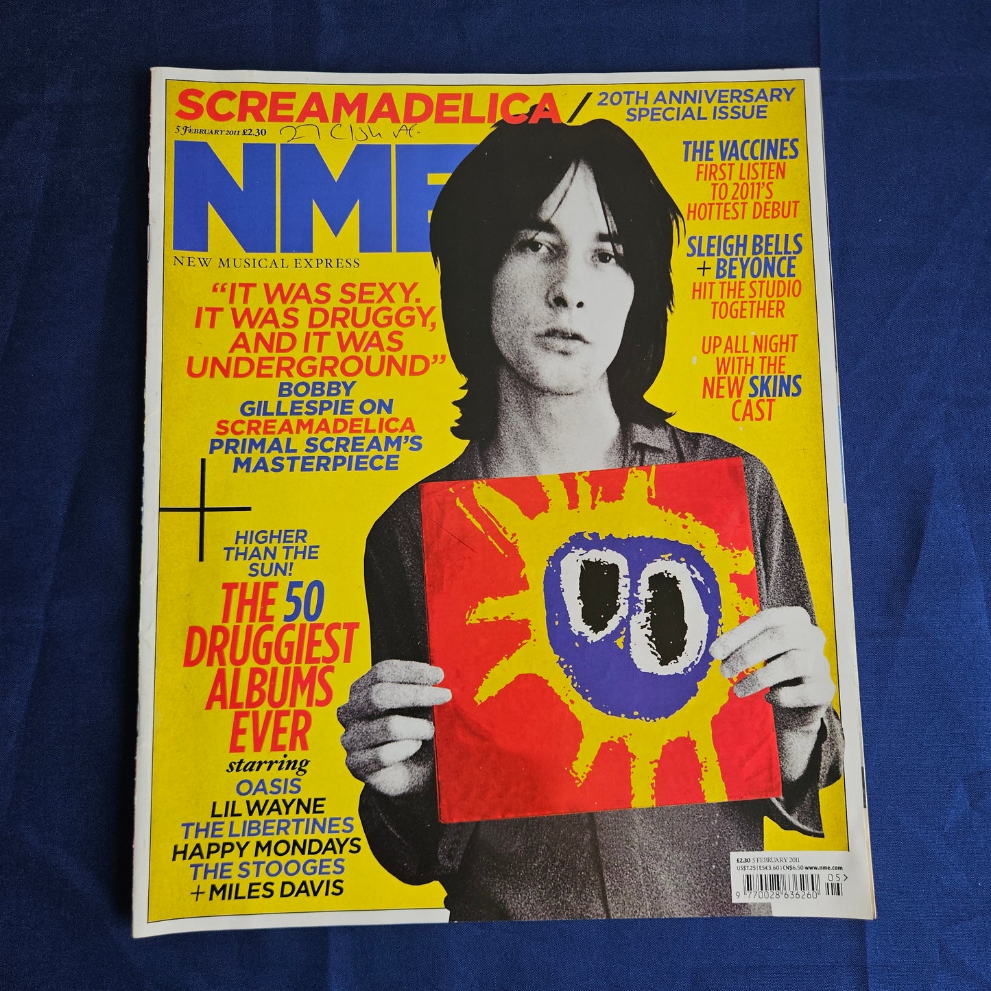 NME Magazine 5 February 2011 (1339) Primal Scream Screamadelica Oasis The Vaccines