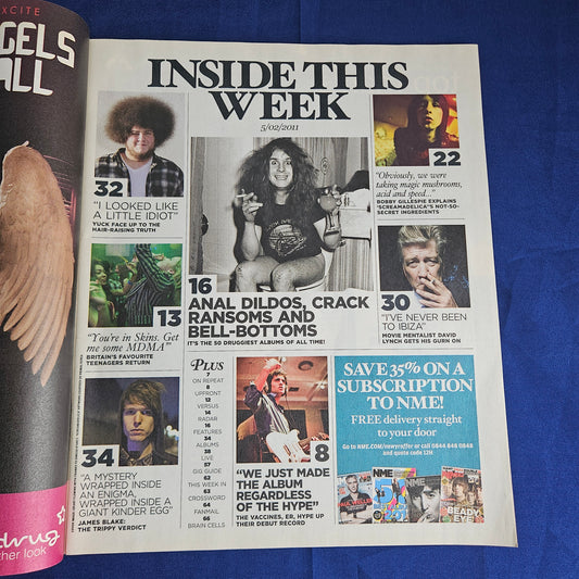 NME Magazine 5 February 2011 (1339) Primal Scream Screamadelica Oasis The Vaccines