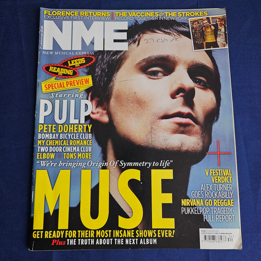 NME Magazine 27 August 2011 (1339) Muse The Strokes Florence + The Machine Pulp MCR