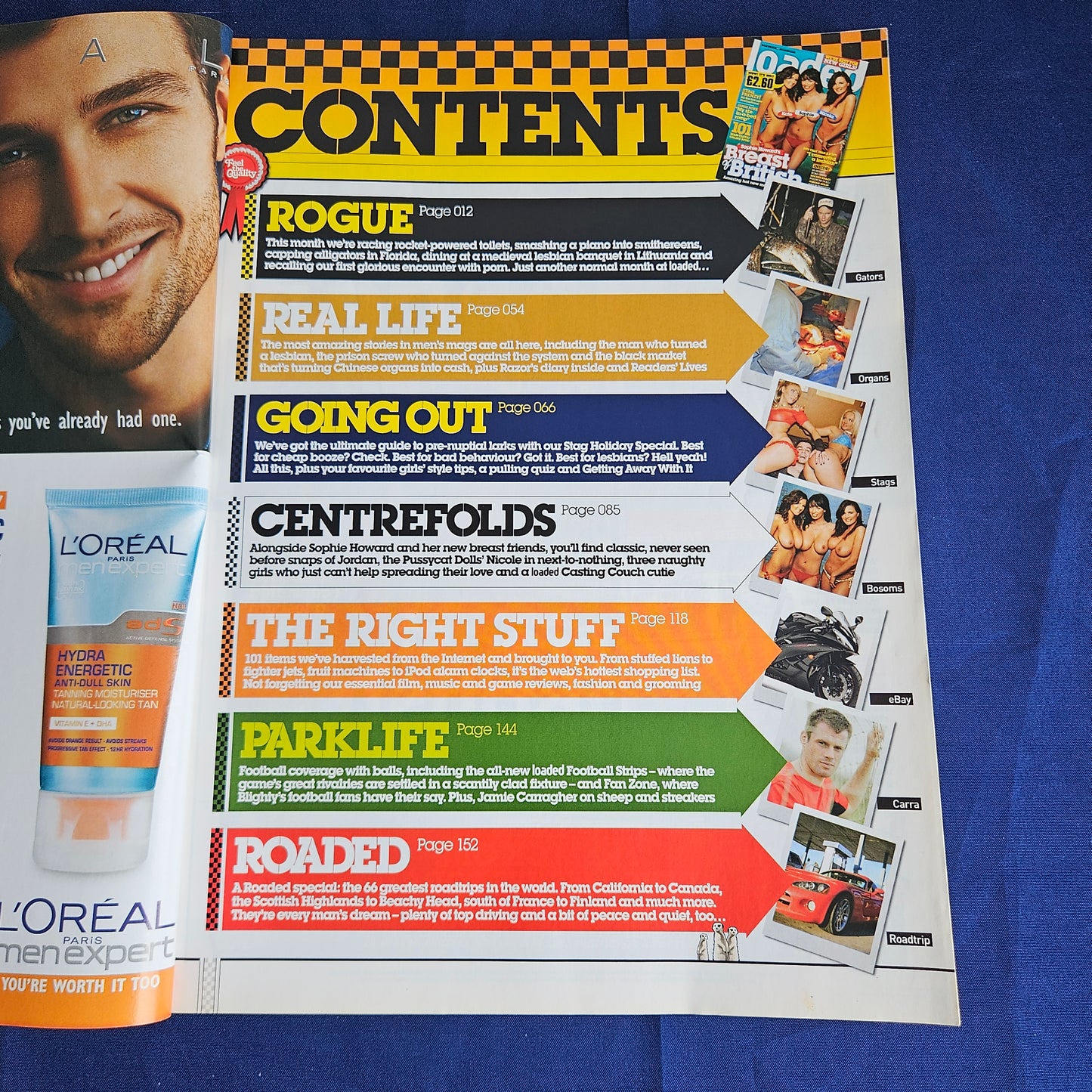 Loaded Magazine August 2006 (1340) Sophie Howard Pussycat Dolls Jamie Foxx