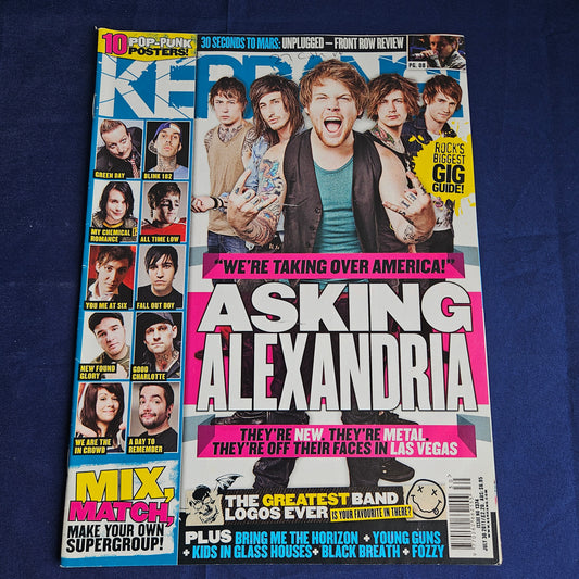 Kerrang Magazine July 30 2011 #1374 (1341) Asking Alexandria Green Day MCR