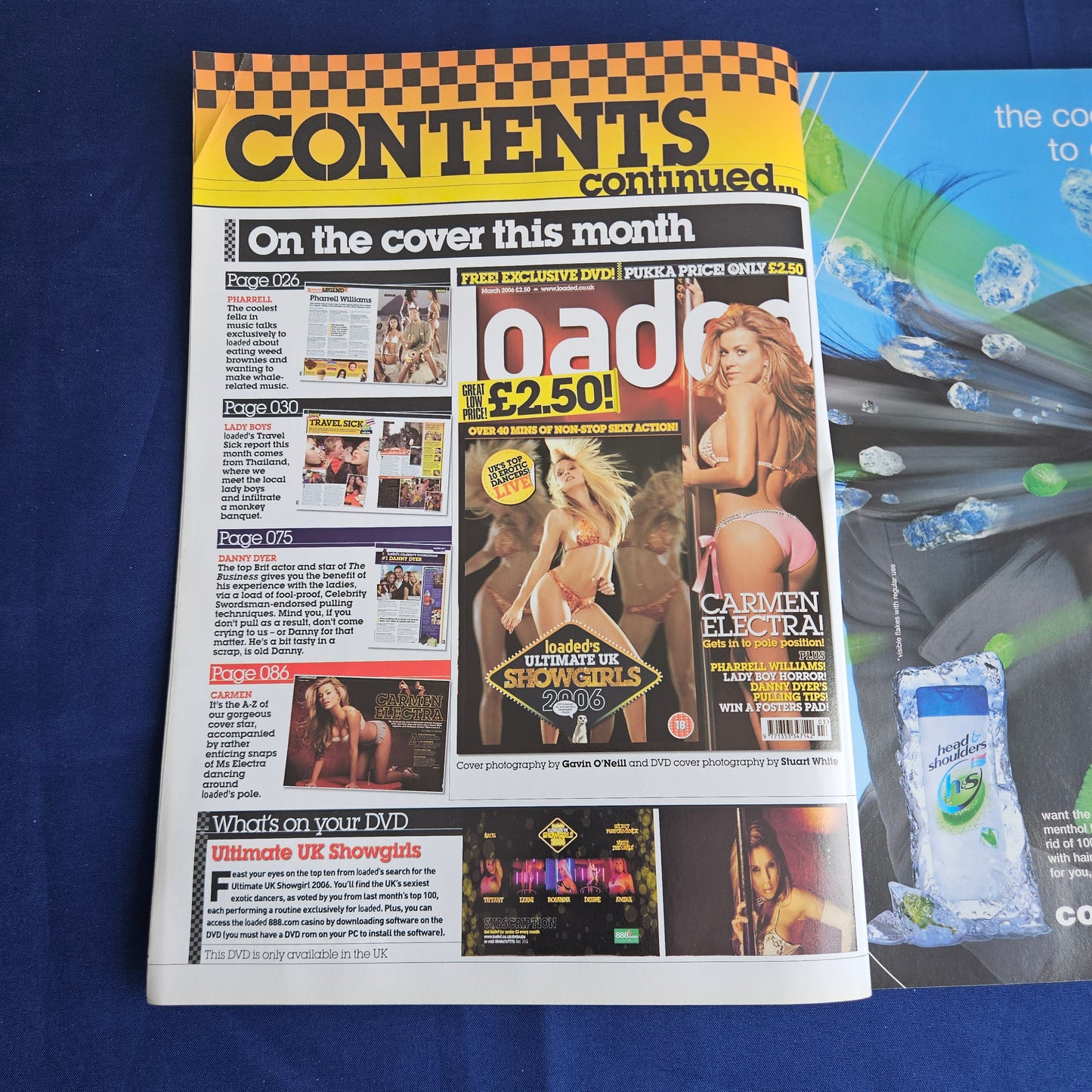 Loaded Magazine March 2006 (1342) Carmen Electra Pharrell Williams Danny Dyer