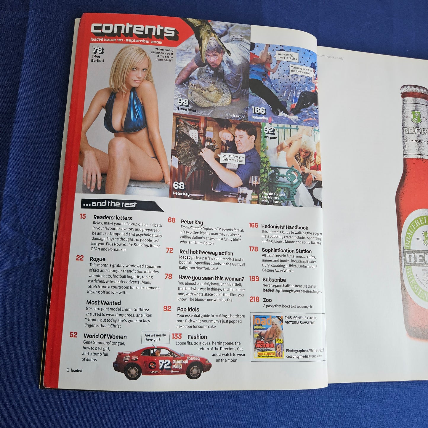Loaded Magazine September 2002 (1342) Victoria Silvstedt Kelly Brook POSTER