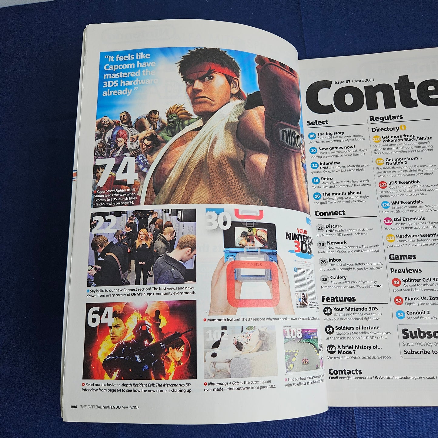 Official Nintendo Magazine Issue 67  April 2011  (1343) 3DS Launch Street Fighter IV