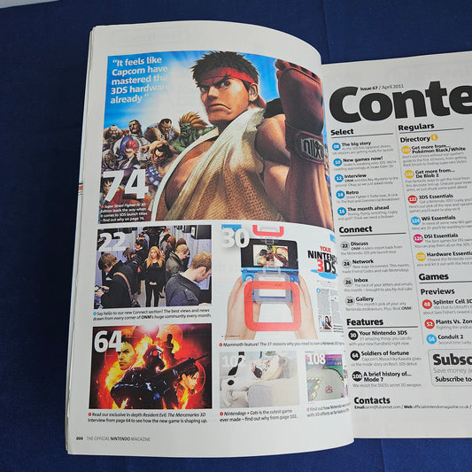 Official Nintendo Magazine Issue 67  April 2011  (1343) 3DS Launch Street Fighter IV