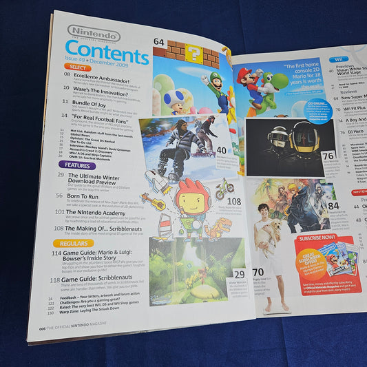 Official Nintendo Magazine Issue 49 December 2009 (1343) New Super Mario Bros Wii