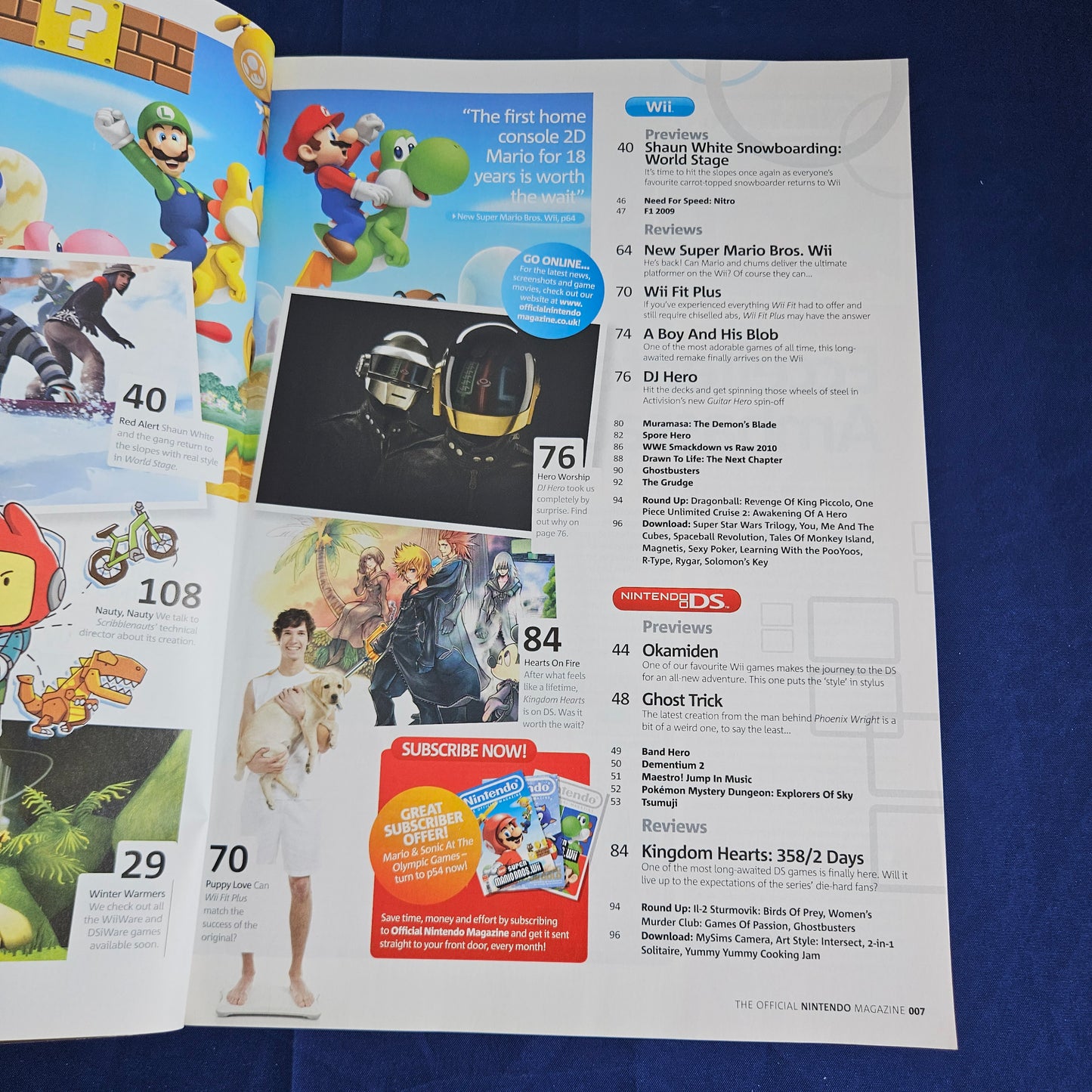 Official Nintendo Magazine Issue 49 December 2009 (1343) New Super Mario Bros Wii