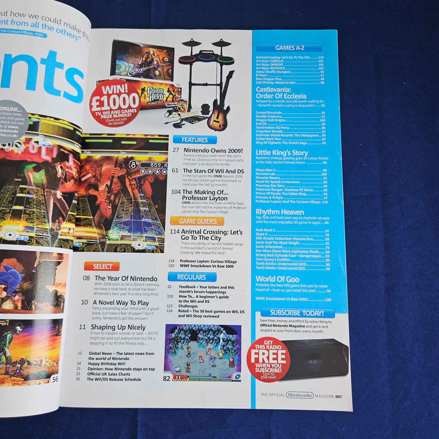 Official Nintendo Magazine Issue 38 January 2009 (1343) Sonic Unleashed Pokemon DSi