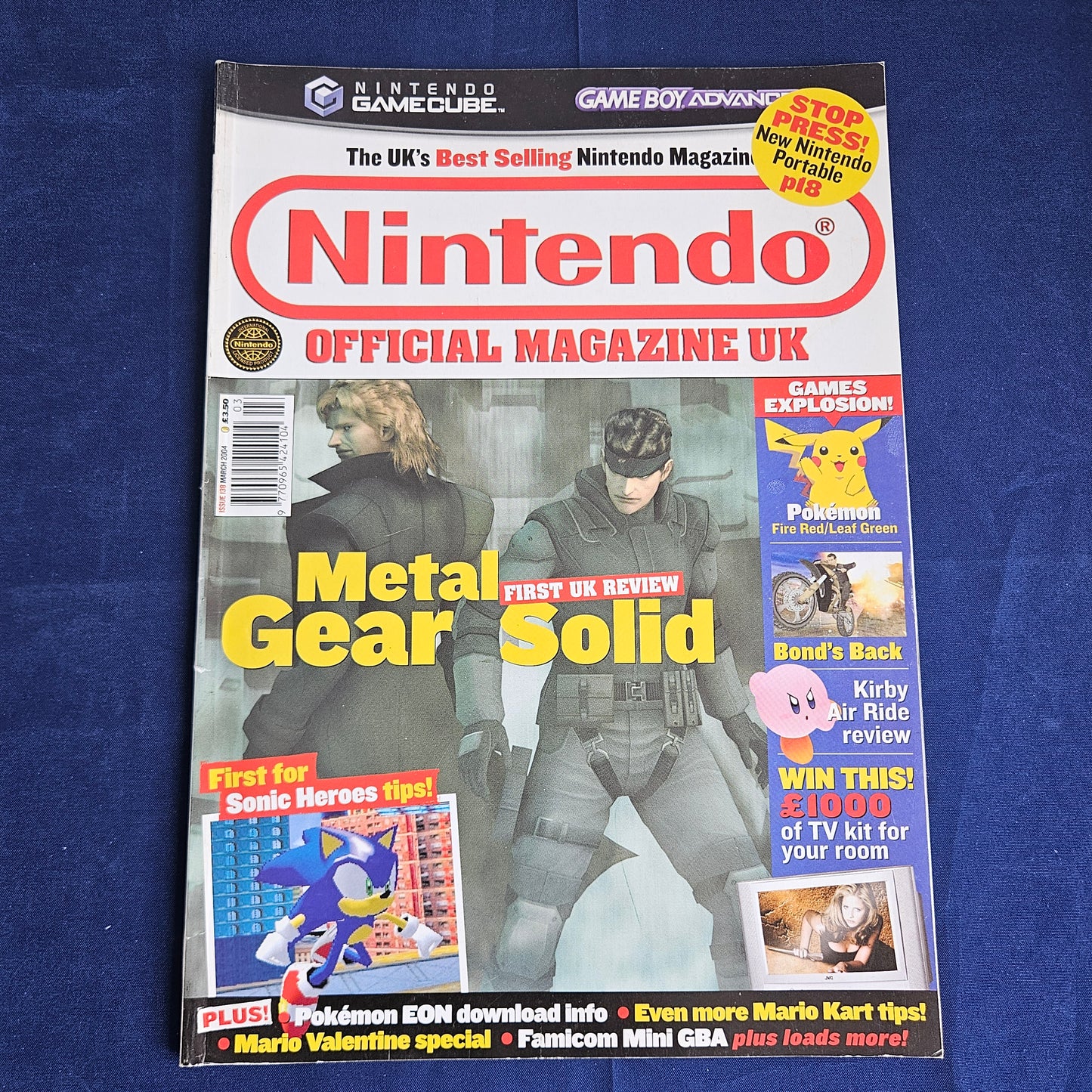 Nintendo Official Magazine Issue 138 March 2004 (1343) Metal Gear Solid Twin Snakes