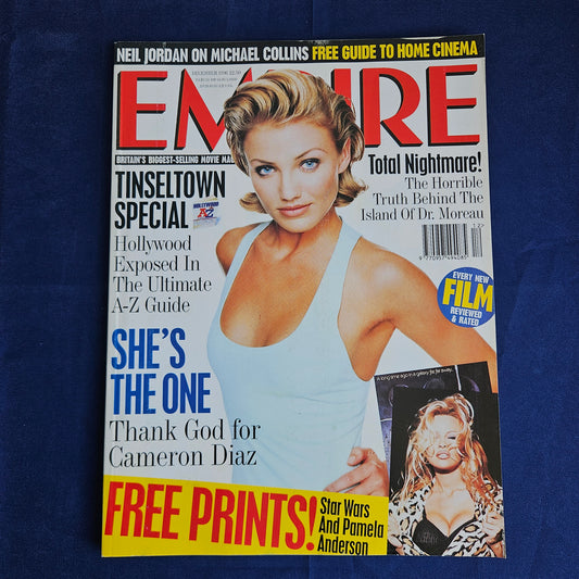 Empire Magazine December 1996 Issue 90 (1345) Cameron Diaz Pamela Anderson Dr Moreau