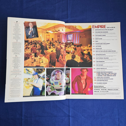 Empire Magazine April 1996 Issue 82 (1345) John Travolta Toy Story Kate Winslet Awards