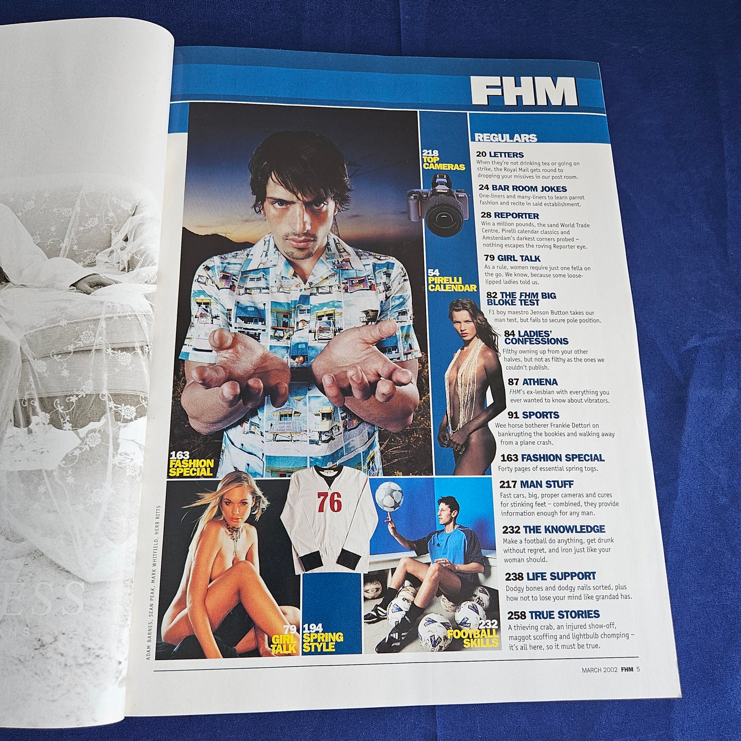FHM Magazine March 2002 (1346) Joanna Taylor Emma Caulfield Hollyoaks The Hoff