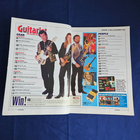 Guitarist Magazine October 1997 Vol 14 No 5 (1347) Hellecasters Batten Del Amitri