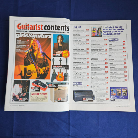 Guitarist Magazine October 1998 #173 (1347) Girls & Guitars Korn Nuno Bettencourt