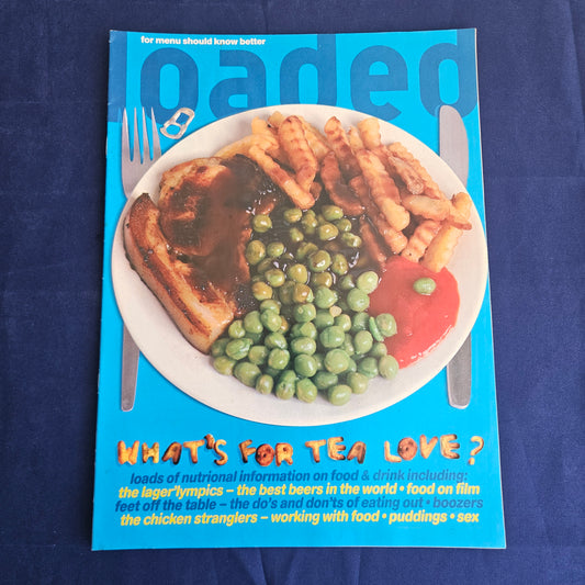 Loaded Magazine Whats For Tea Love Supplement 1995 (0010) Food Drink 90s Humor