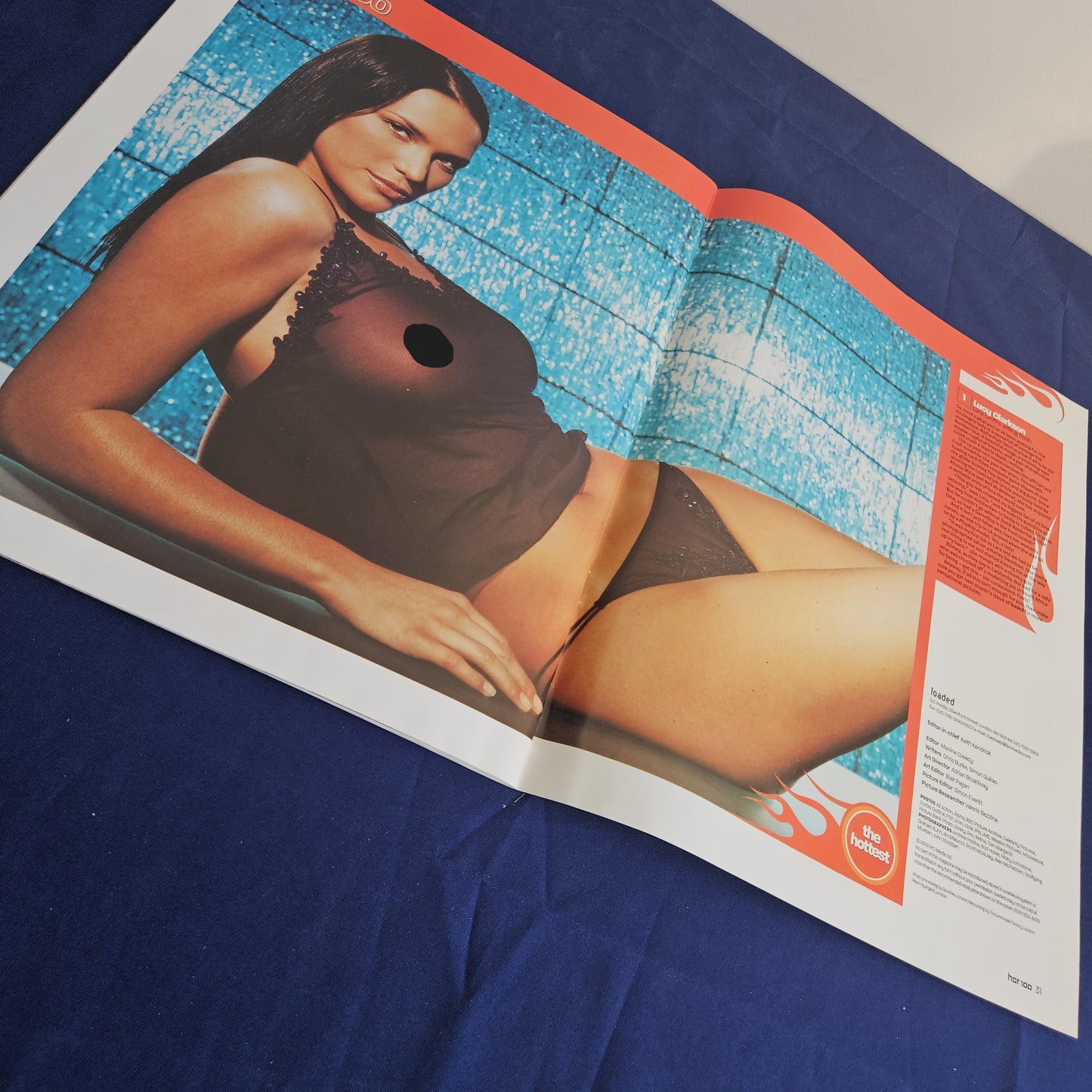 Loaded Magazine Hot 100 Supplement (0010) Lucy Clarkson Holly Valance Y2K