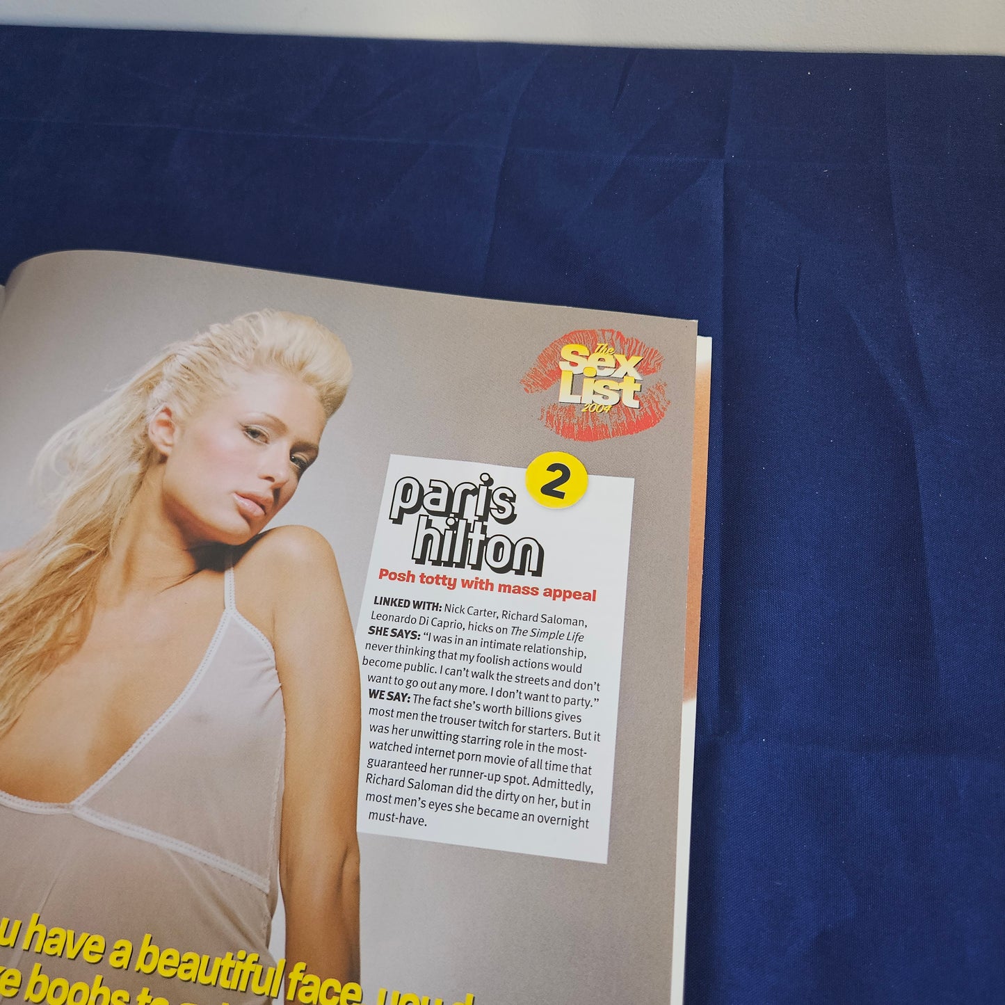 Loaded Magazine The List 2004 (0010) Jordan Paris Hilton Victoria Beckham Y2K