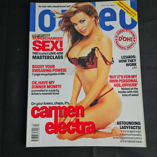 Loaded Magazine March 2002 (1350) Carmen Electra Helena Christensen Ricky Hatton