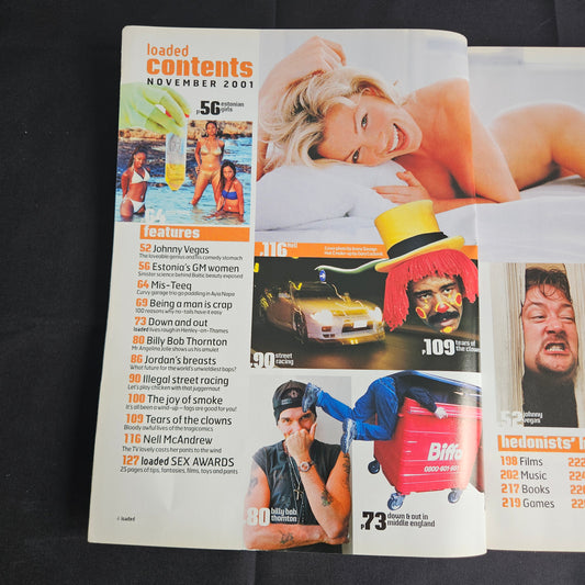 Loaded Magazine November 2001 (1352) Nell McAndrew Mis-Teeq Billy Bob Thornton Y2K