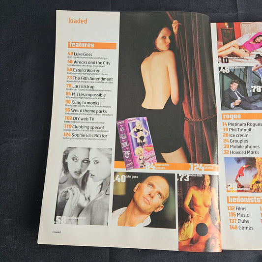 Loaded Magazine August 2001 (1352) Sophie Ellis-Bextor Estella Warren Luke Goss