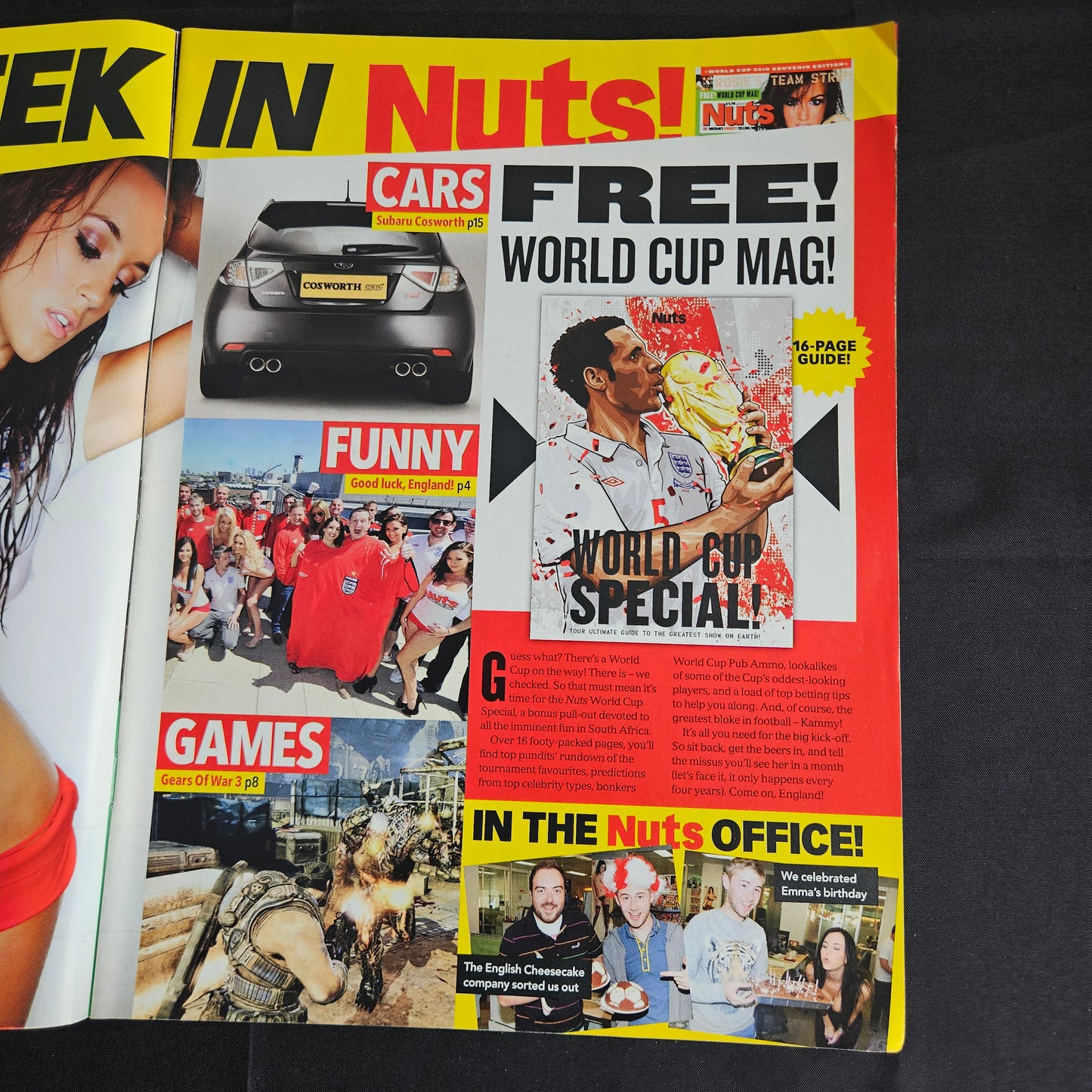 Nuts Magazine 11-17 June 2010 (1353) Rosie Jones World Cup Special Megan Fox Football