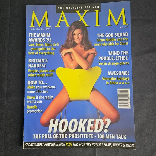 Maxim Magazine January 1996 (1354) Louise Glenn Hoddle The Maxim Awards Y2K
