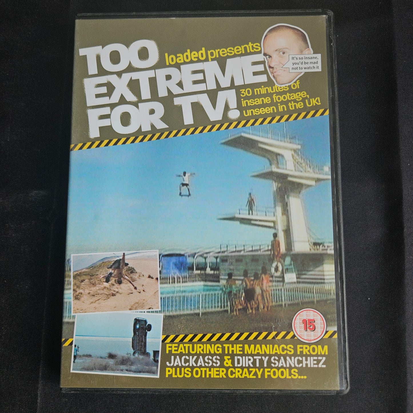 Too Extreme For TV! DVD – Rare Loaded Magazine 2003 Promo (Box 0002) Jackass Dirty Sanchez