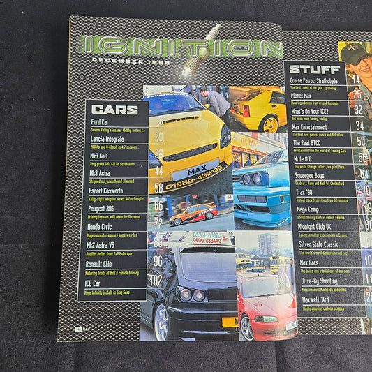 Max Power Magazine December 1998 (1356) 450BHP Ford Ka Lancia Integrale Trax 98