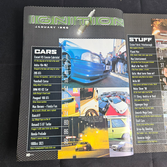 Max Power Magazine January 1999 (1357) Escort RS Cossie Cabriolet Supra JDM