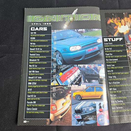 Max Power Magazine April 1999 (1357) VW Golf VR6 Subaru Impreza Sierra Cosworth