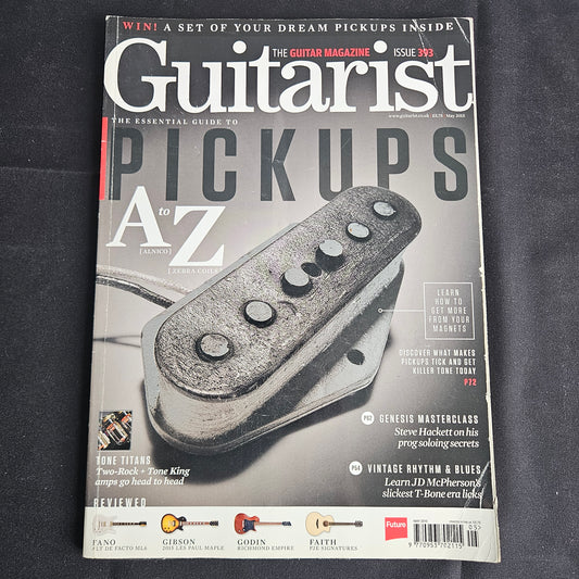 Guitarist Magazine May 2015 #393 (1360) Pickups Steve Hackett Genesis Gibson