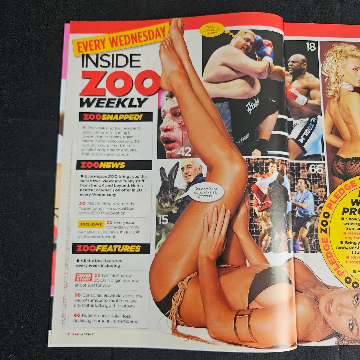 Zoo Magazine First Issue Launch Issue (0012) Nell McAndrew Kate Moss Y2K