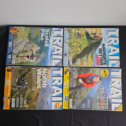 BUNDLE JOBLOT 11x TRAIL Magazines 2004 Hillwalking UK Outdoors (BJL0140)