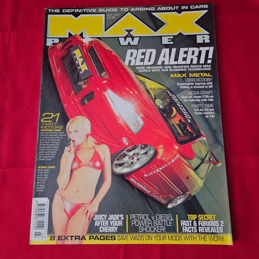 Max Power Magazine March 2003 (1361) Honda Civic Max Babe Jade Subaru Impreza