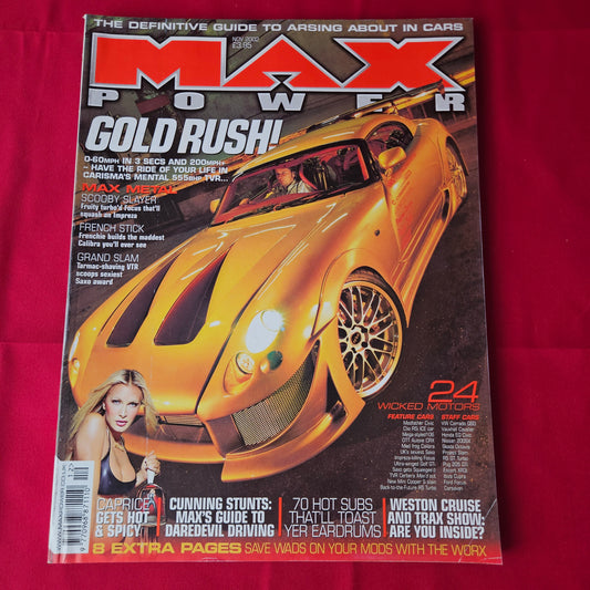 Max Power Magazine November 2002 (1352) TVR Cerbera Caprice Nicola McLean Nikkala